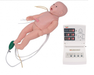 What nursing operations training does the infant Advanced simulator support?