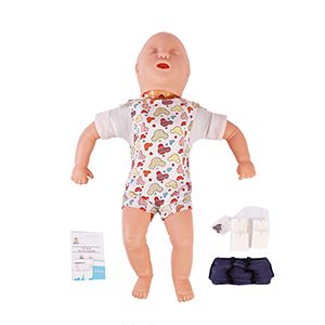 The operation process of the advanced infant airway infarction and CPR model